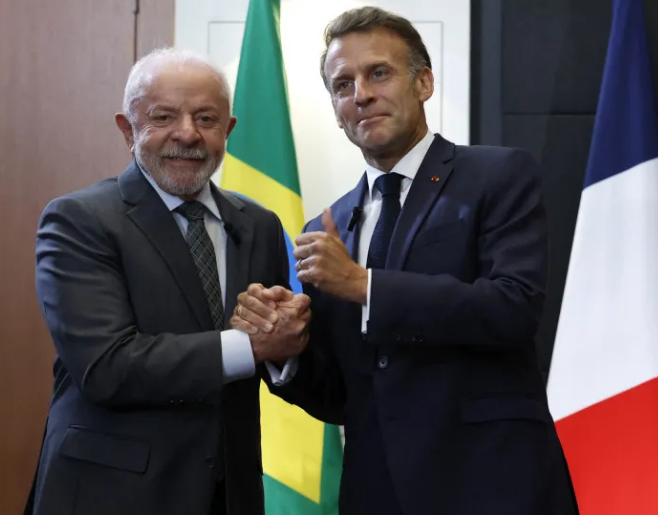 Lula abre agenda no G7 com bilateral com Macron e descarta reunião com Trump