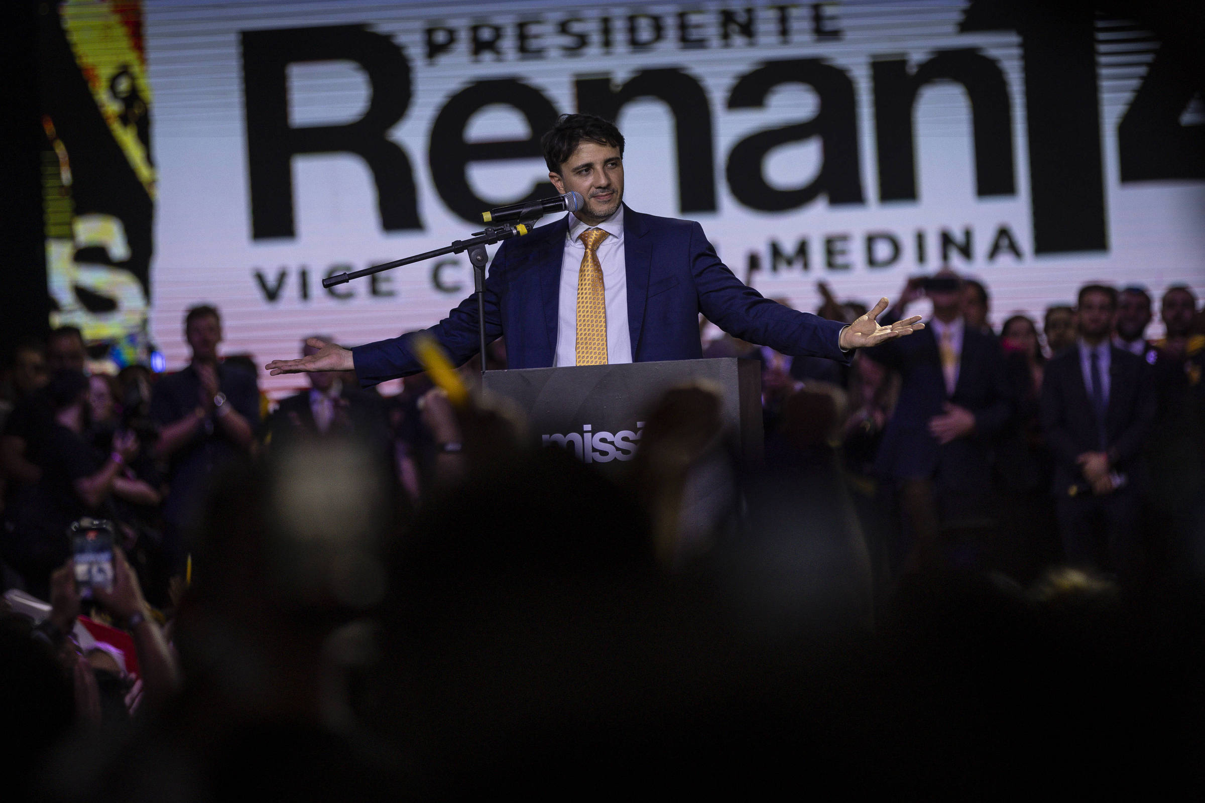 Missão oficializa Renan Santos à Presidência; candidato ataca Flávio e Lula e defende ‘matar quem roubar’